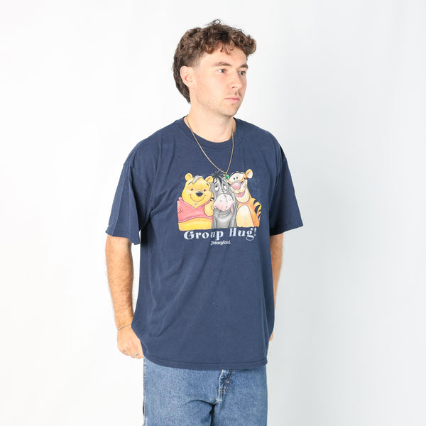 Navy Blue 90s Disney T-Shirt (L)